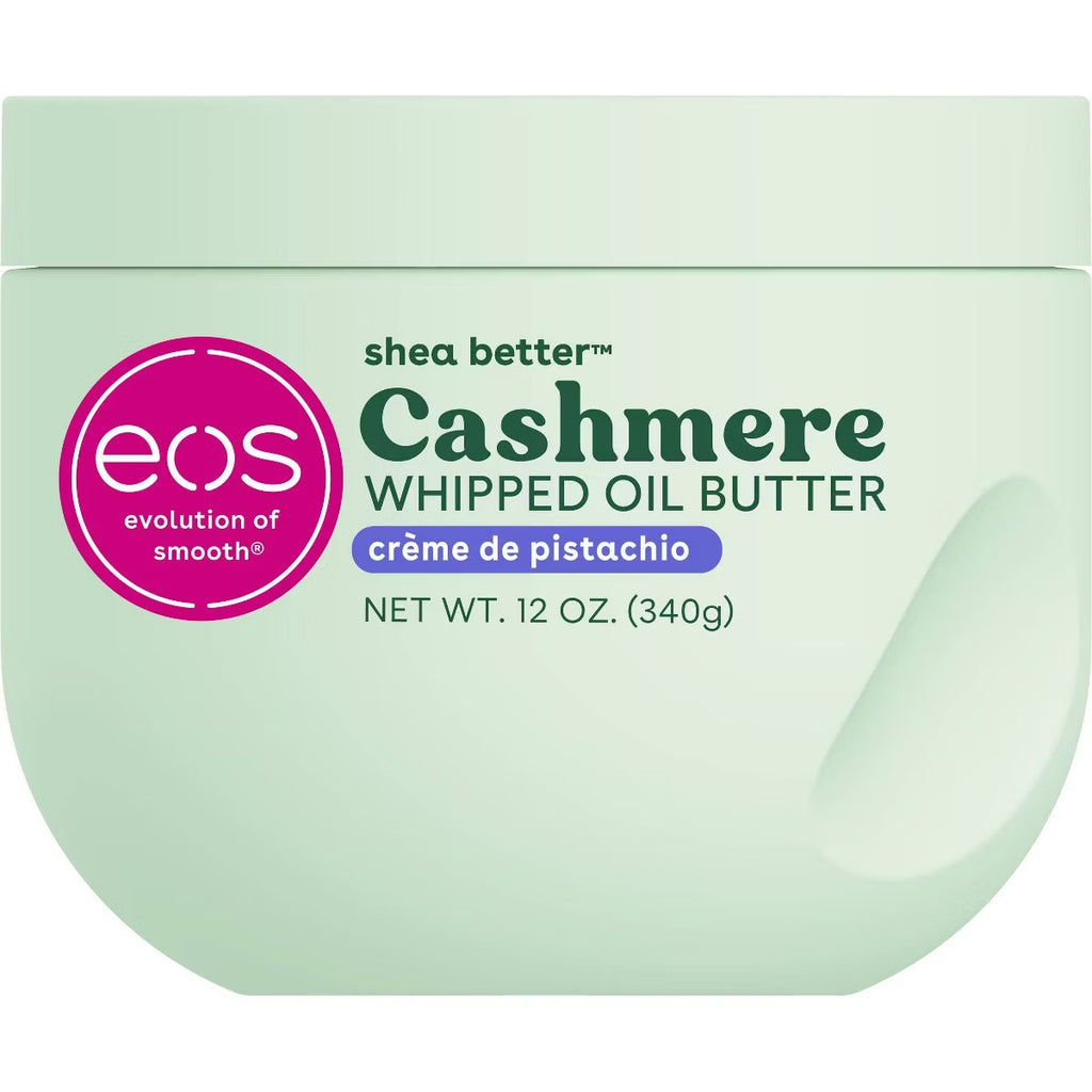 eos Cashmere Whipped Oil Body Butter – Crème de Pistachio – 12 oz