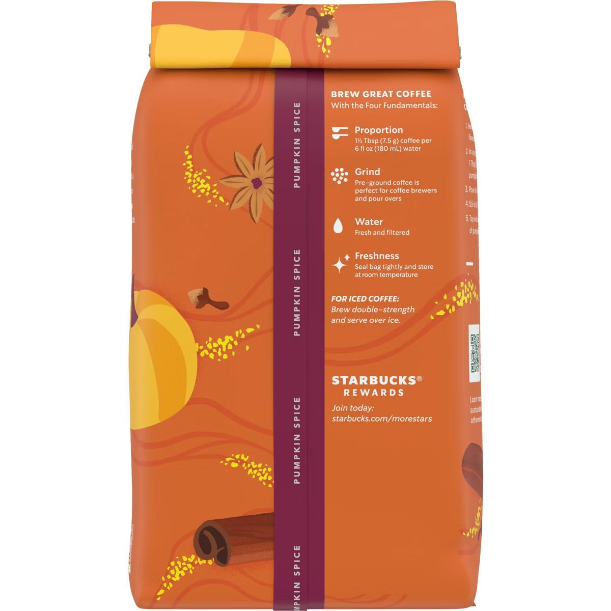 (COMING SOON) Starbucks Pumpkin Spice Light Roast Ground Coffee – 11 oz (Limited Edition)
