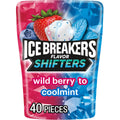 ICE BREAKERS ICE CUBES Flavor Shifters Wild Berry Coolmint Chewing Gum – 40pcs