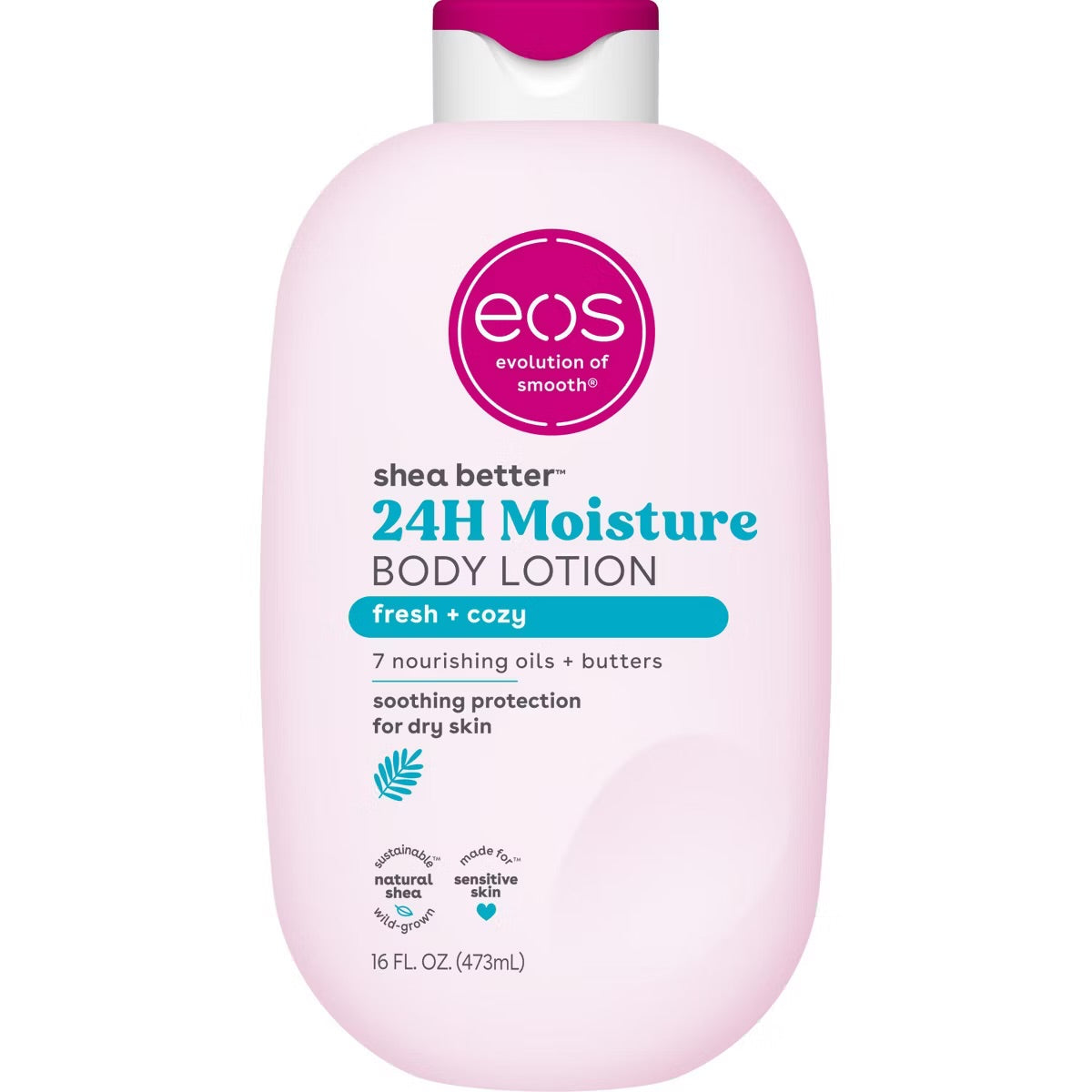 eos Shea Better 24H Moisture Body Lotion – Fresh & Cosy - 16 fl oz