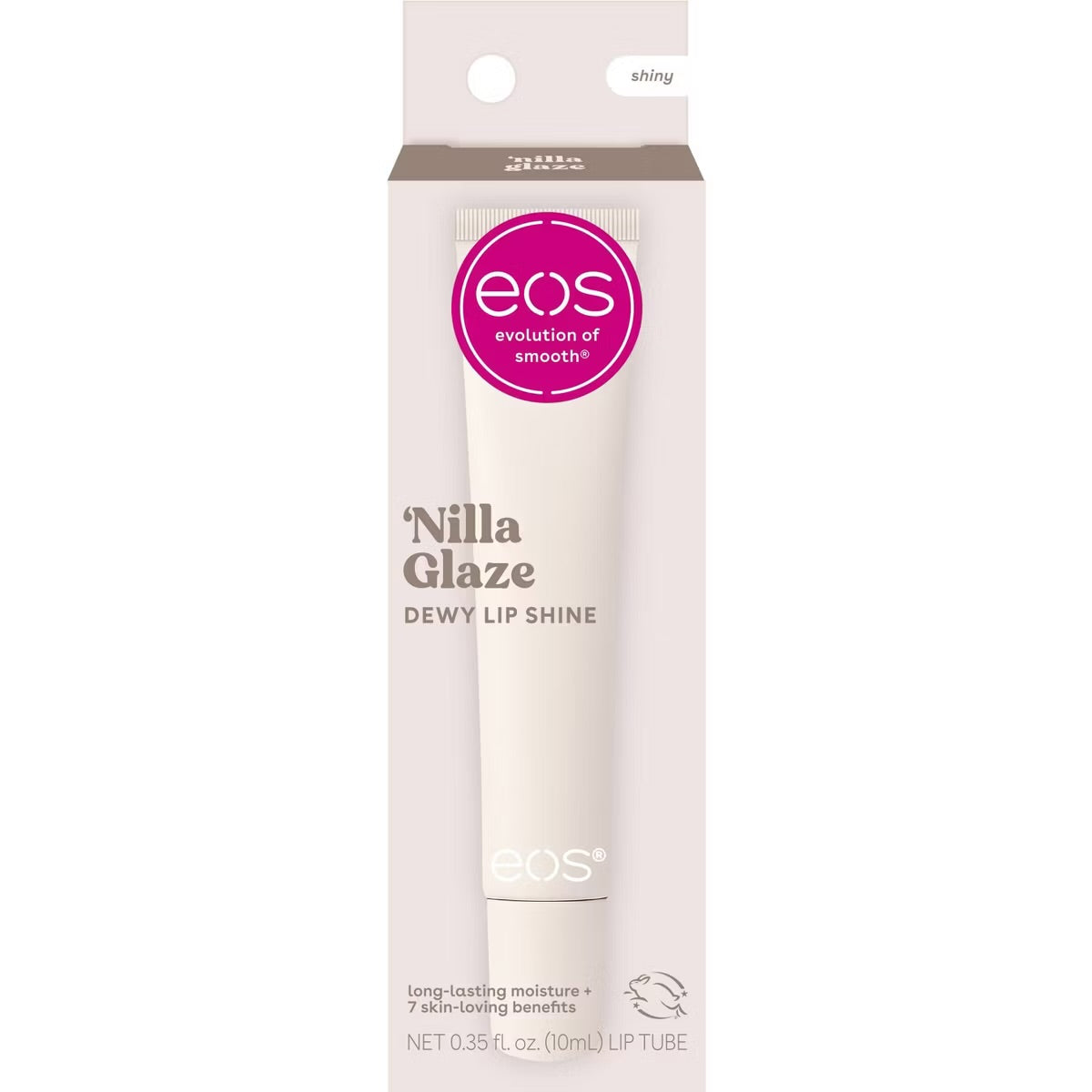 NEW! eos Dewy Lip Shine – ’Nilla Glaze – 0.35 fl oz