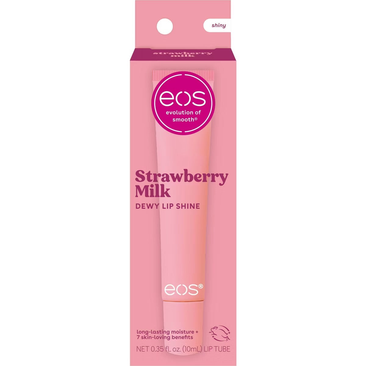 NEW! eos Dewy Lip Shine – Strawberry Milk – 0.35 fl oz