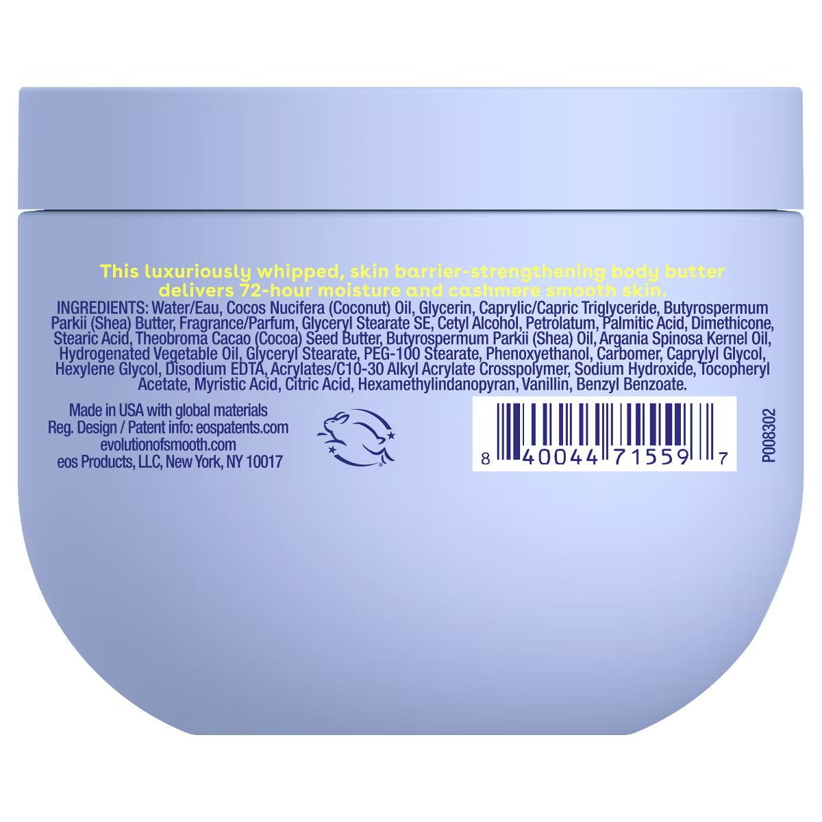eos Shea Better Whipped Oil Butter – Vanilla Cashmere - 12 oz