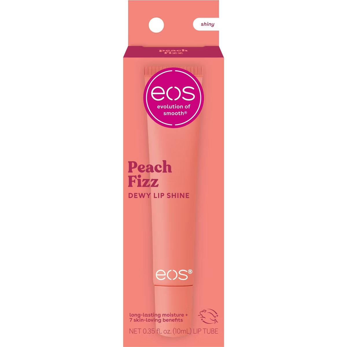 NEW! eos Dewy Lip Shine – Peach Fizz – 0.35 fl oz