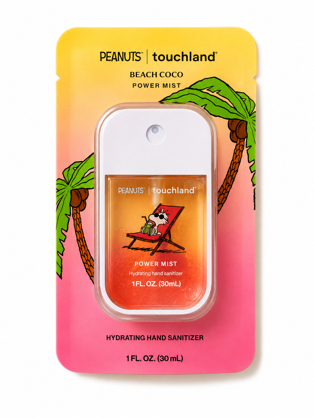 PEANUTS® x Touchland Power Mist – Beach Coco Limited Edition
