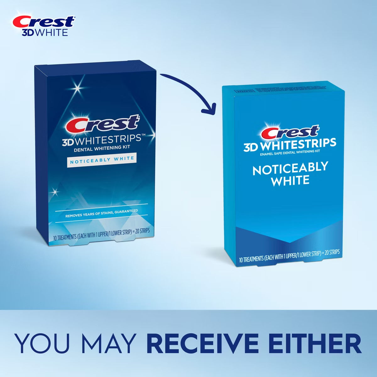 Crest 3D Whitestrips (Noticeably White)