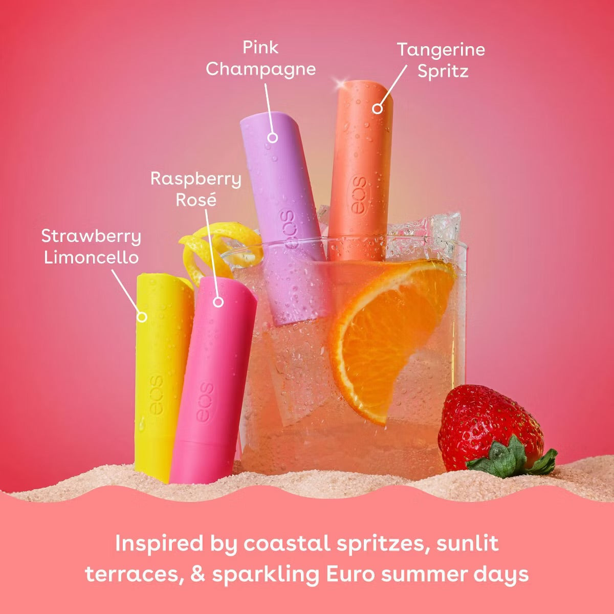 eos Limited Edition Lip Balm Variety Pack - Seaside Spritz
