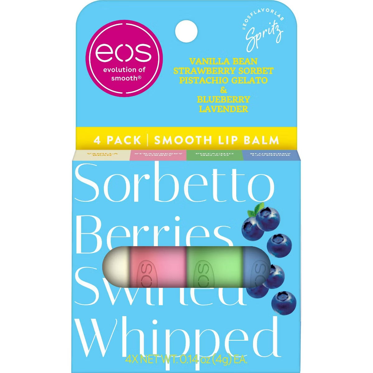eos Limited Edition Lip Balm Variety Pack - Gelato Shop
