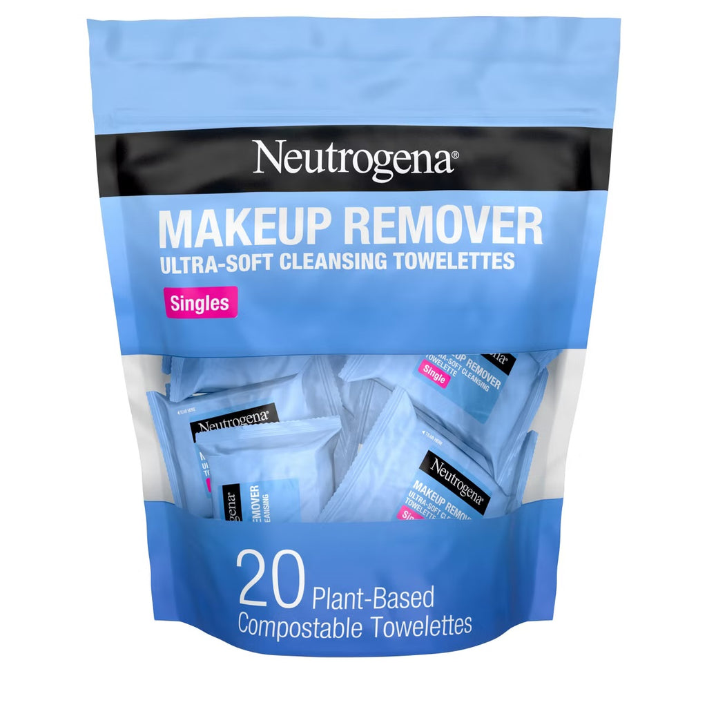 Neutrogena Makeup Remover Wipes - Ultra Soft Micellar Facial Cleansing - 20ct