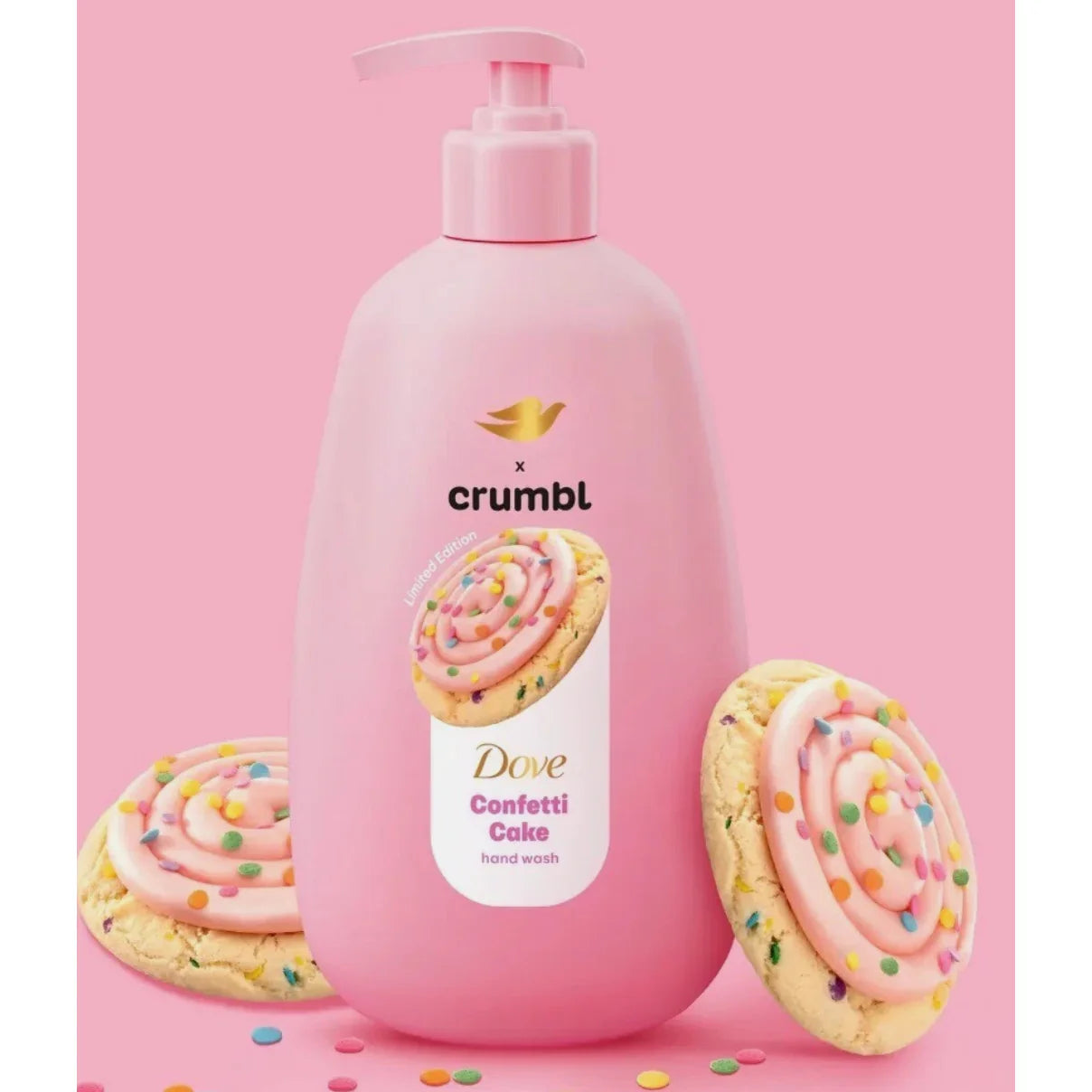 Dove x Crumbl Hand Wash - Confetti Cake