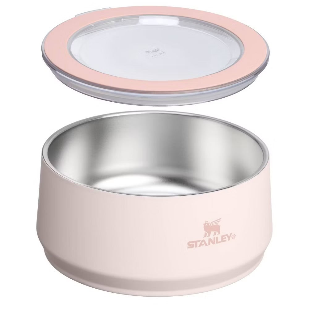 Stanley Stainless Steel All Day 6 Cup Pet Bowl – Rose Quartz