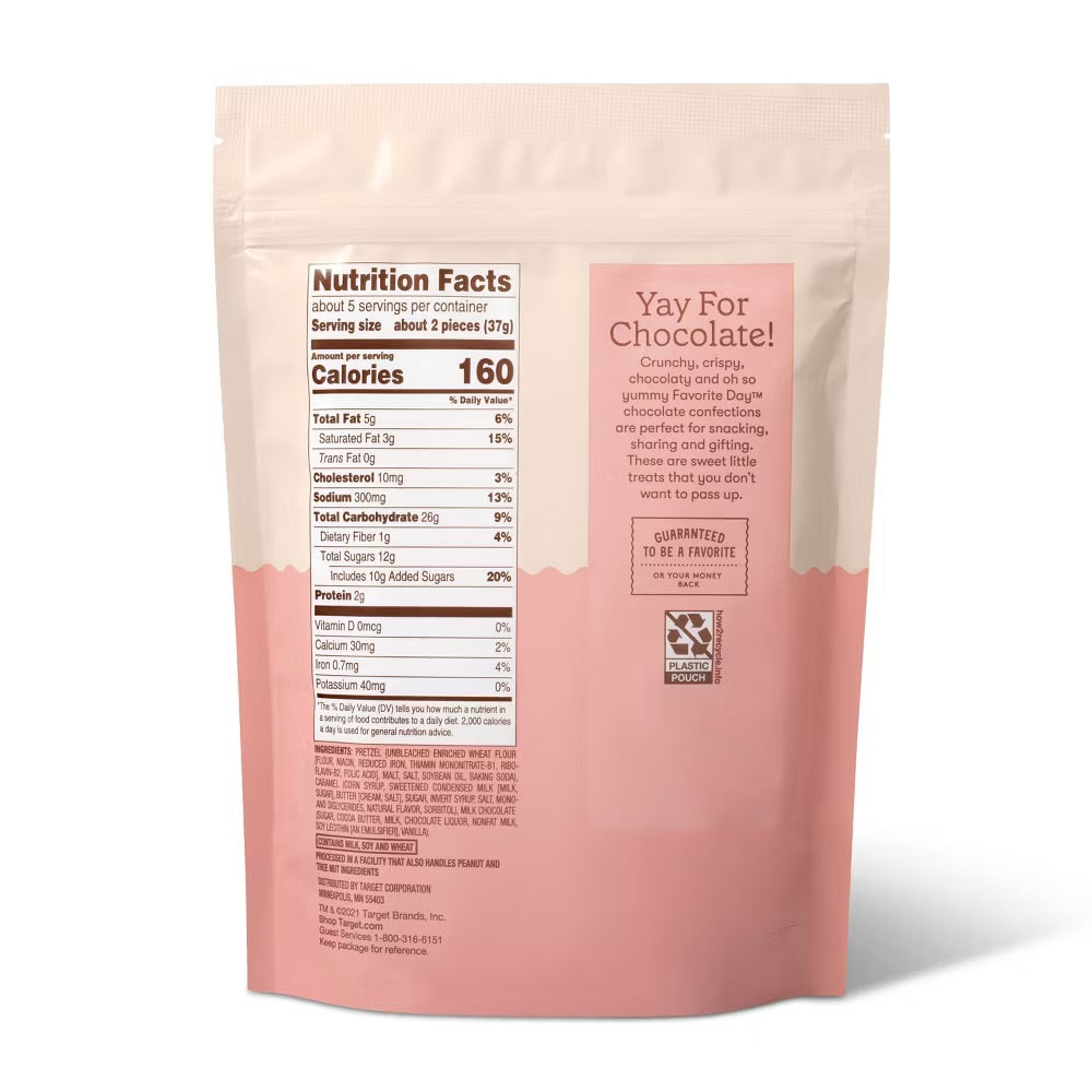 Milk Chocolate, Caramel & Pretzel Crunchy Clusters Candy – 6.5 oz