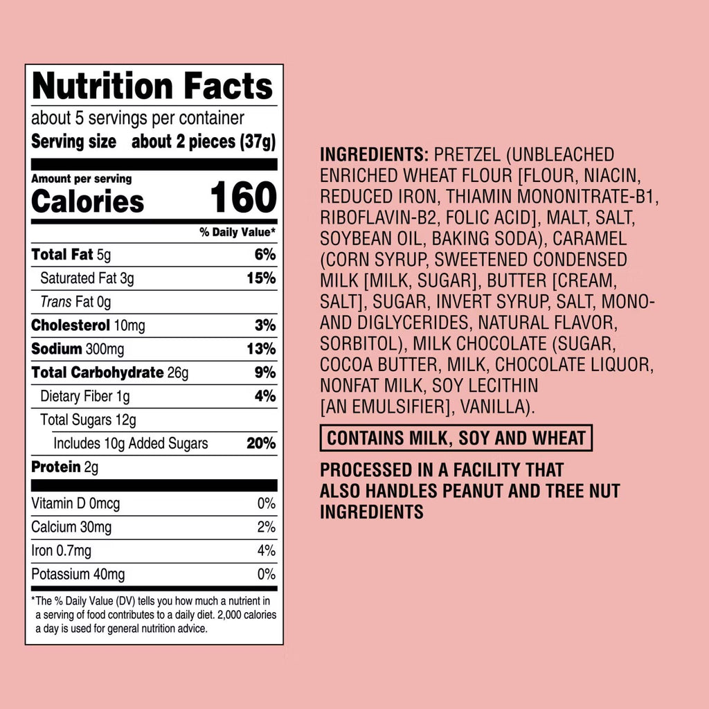 Milk Chocolate, Caramel & Pretzel Crunchy Clusters Candy – 6.5 oz