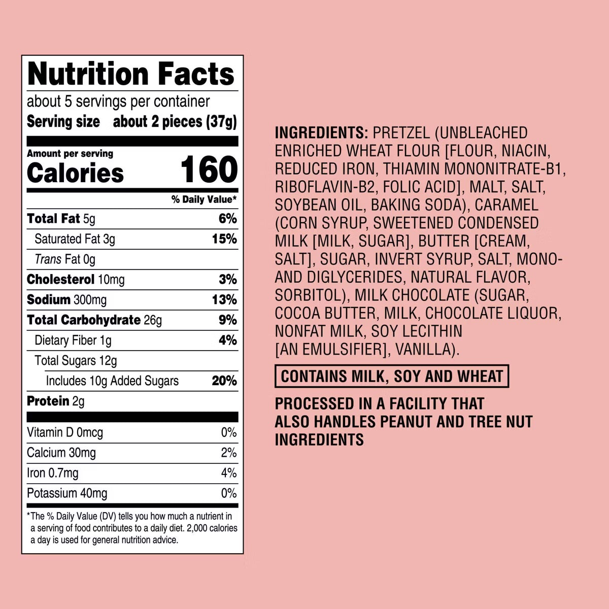 Milk Chocolate, Caramel & Pretzel Crunchy Clusters Candy – 6.5 oz