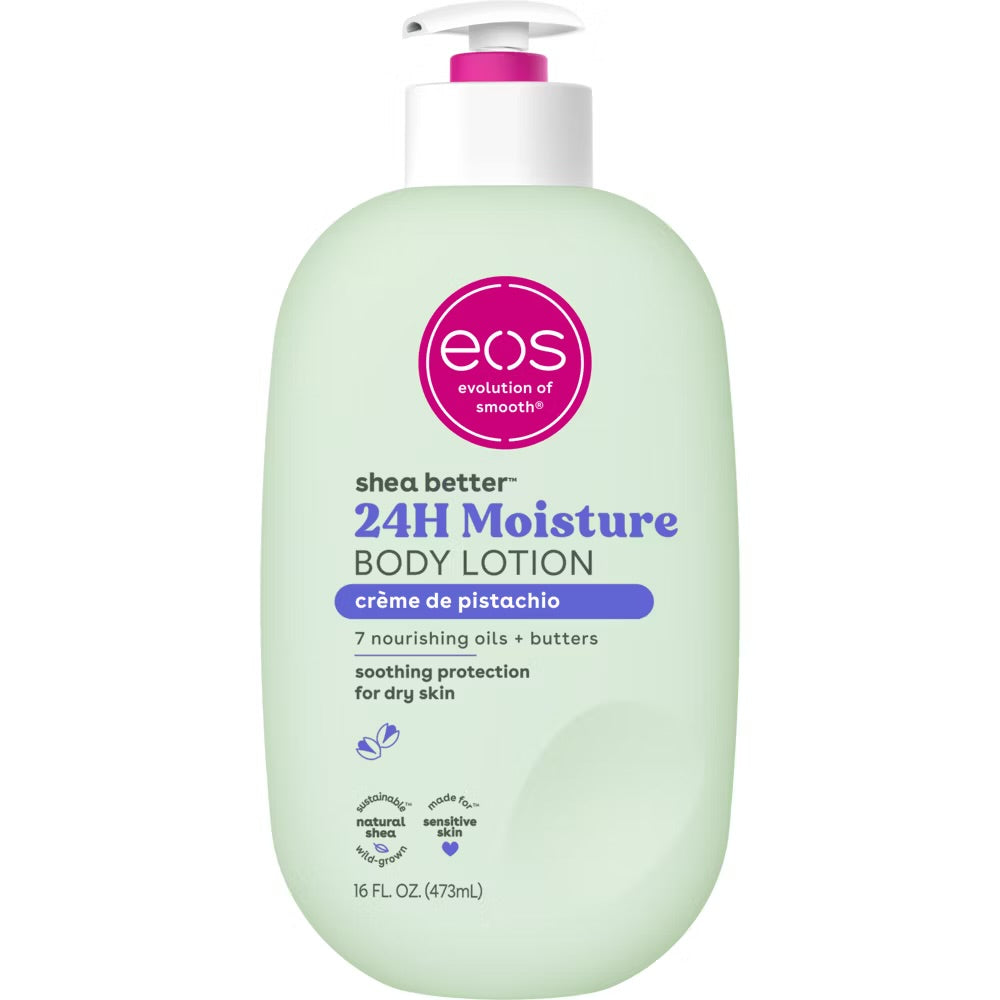 eos Shea Better 24H Moisture Body Lotion – Crème de Pistachio