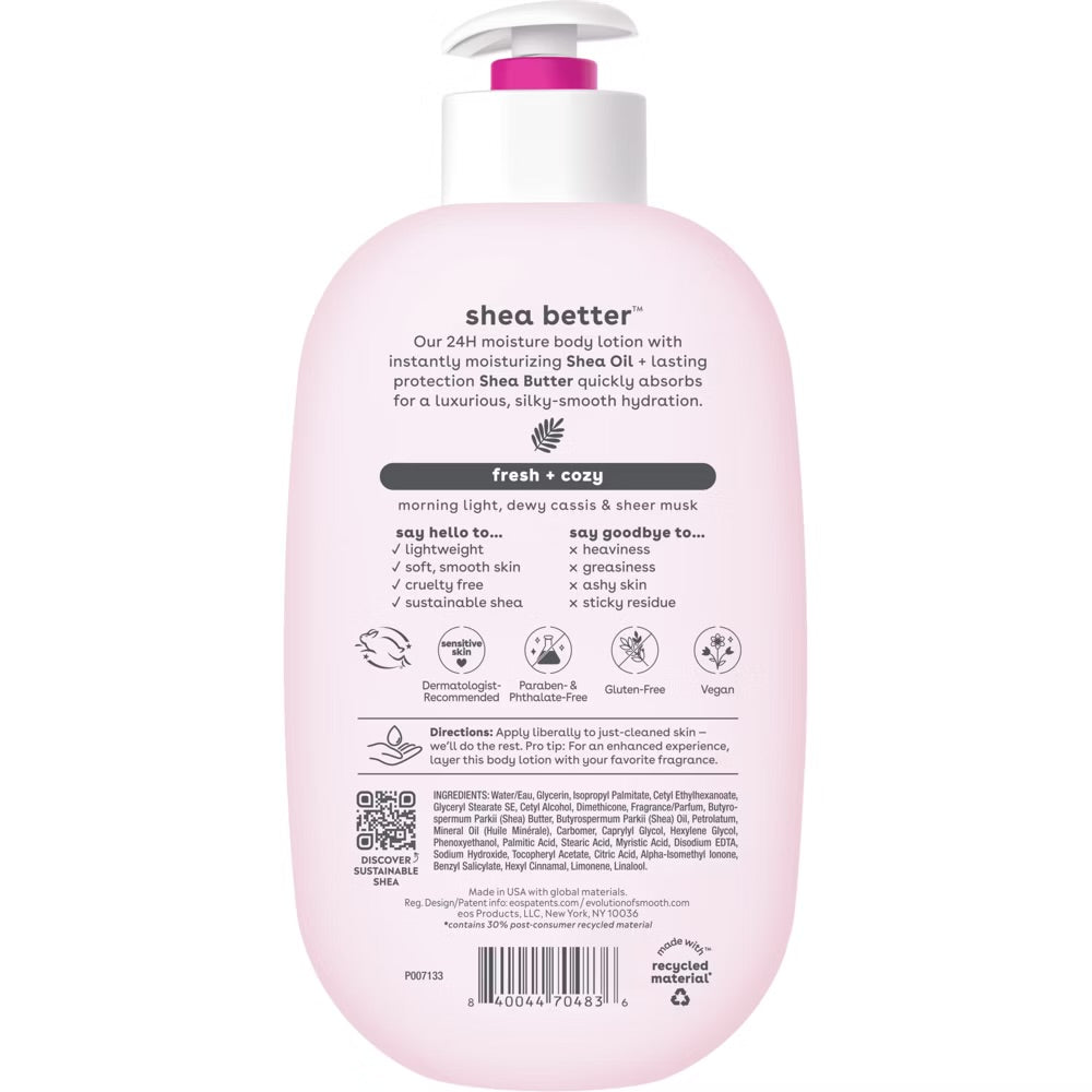 eos Shea Better 24H Moisture Body Lotion – Fresh & Cosy