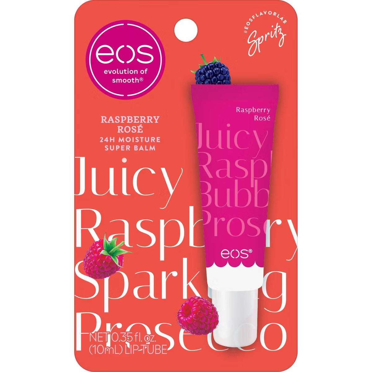eos 24H Moisture Limited Edition Super Balm – Raspberry Rosé – 0.35 oz / 10 g