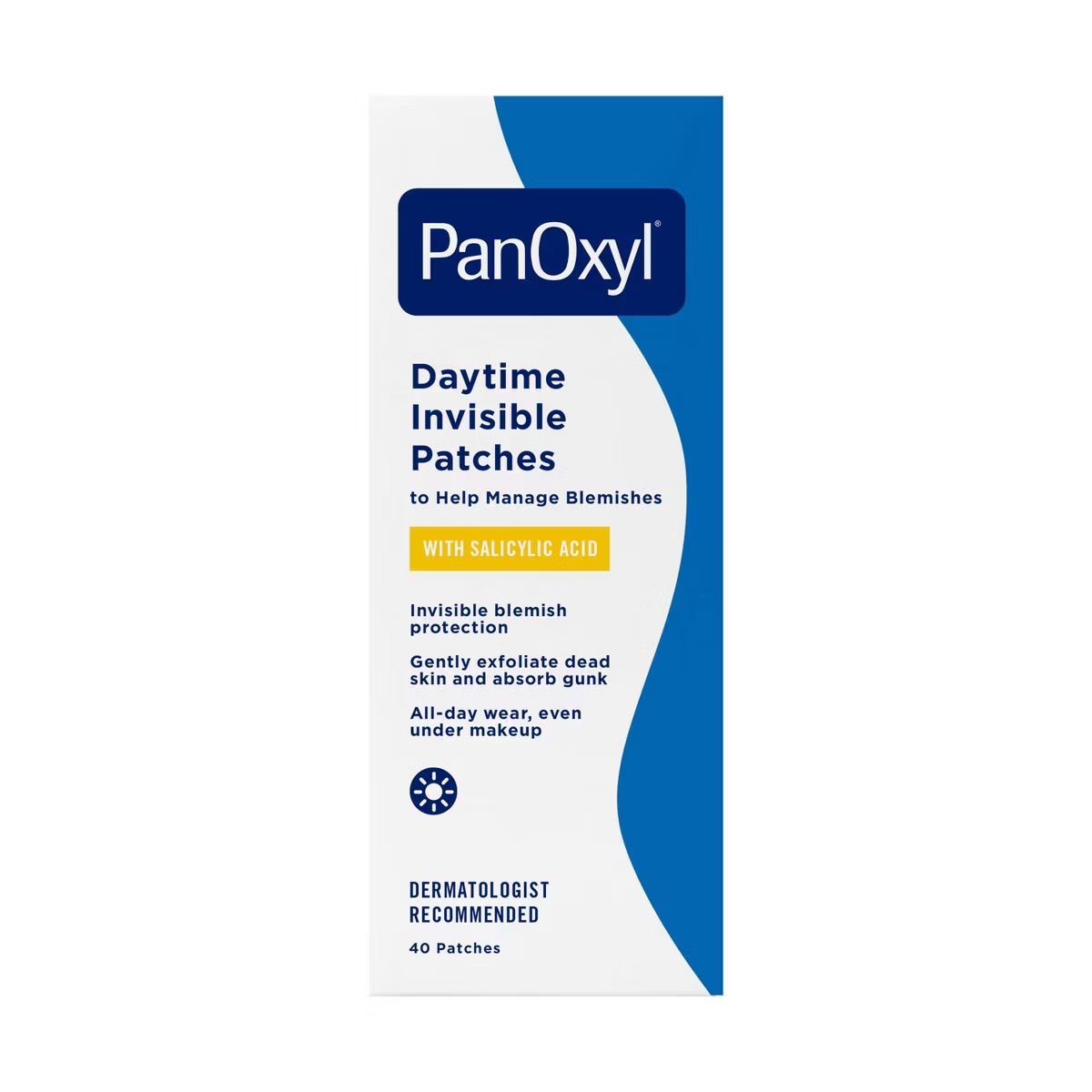 PanOxyl Daytime Invisible Blemish Patches with Salicylic Acid (40ct)