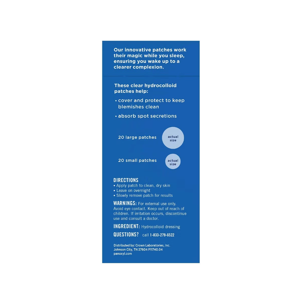 PanOxyl Daytime Invisible Blemish Patches with Salicylic Acid (40ct)