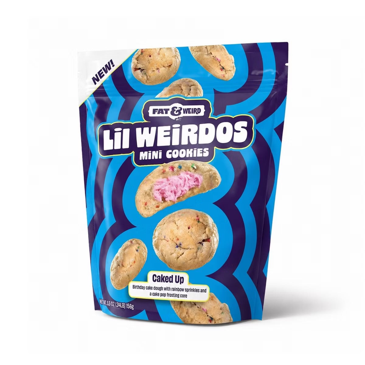 Fat & Weird Lil Weirdos Mini Cookies – Caked Up (156g)