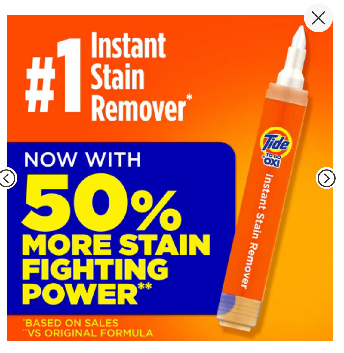 Tide & OXI to GO Pen