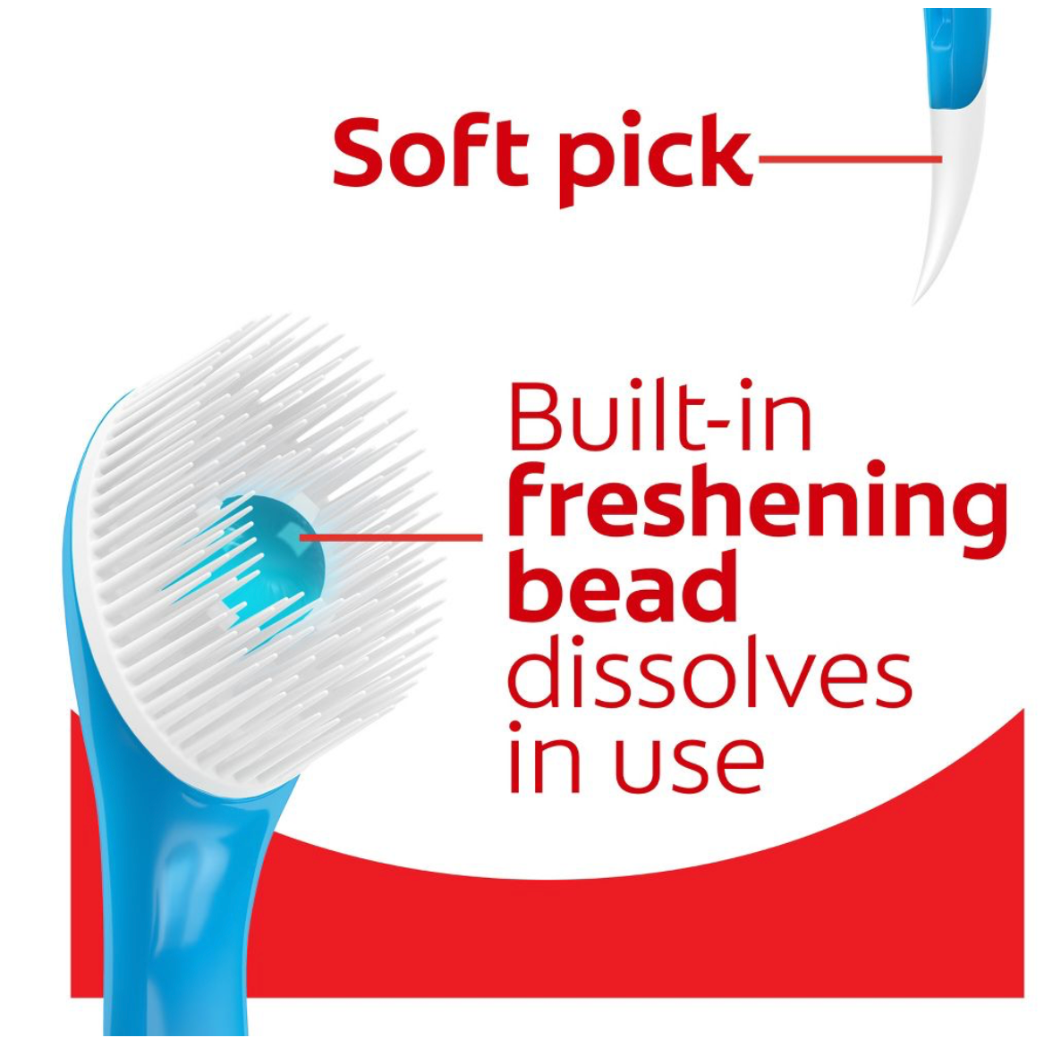 Colgate Wisp Mini Travel Toothbrushes - Peppermint - Pack of 24